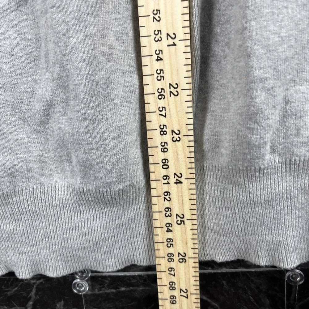 Polo Ralph Lauren Men's Grey V Neck Sweater Large